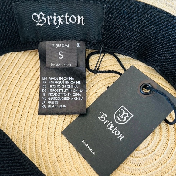 Brixton Audrey Straw Beret - Picture 7 of 8
